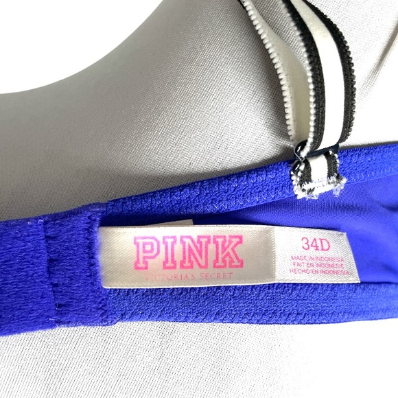 PINK Victoria’s Secret Wear Everywhere Push Up Bra Purple Size 34D - Picture 5 of 9